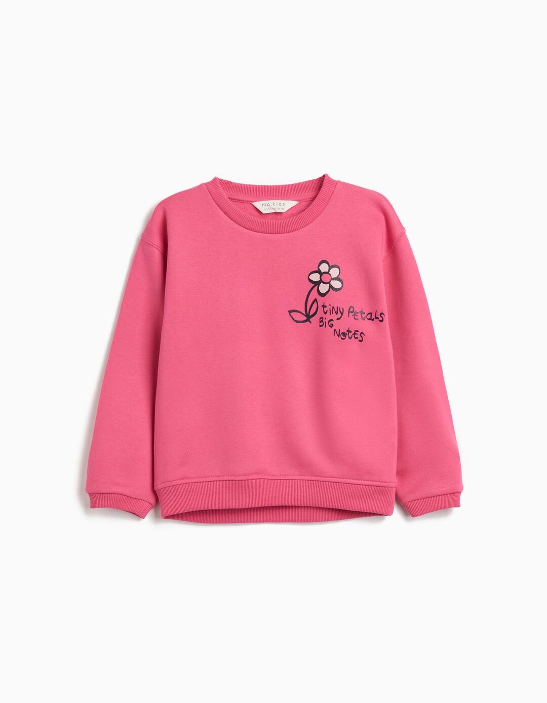 Sweatshirt de Felpa, Menina, Rosa Escuro