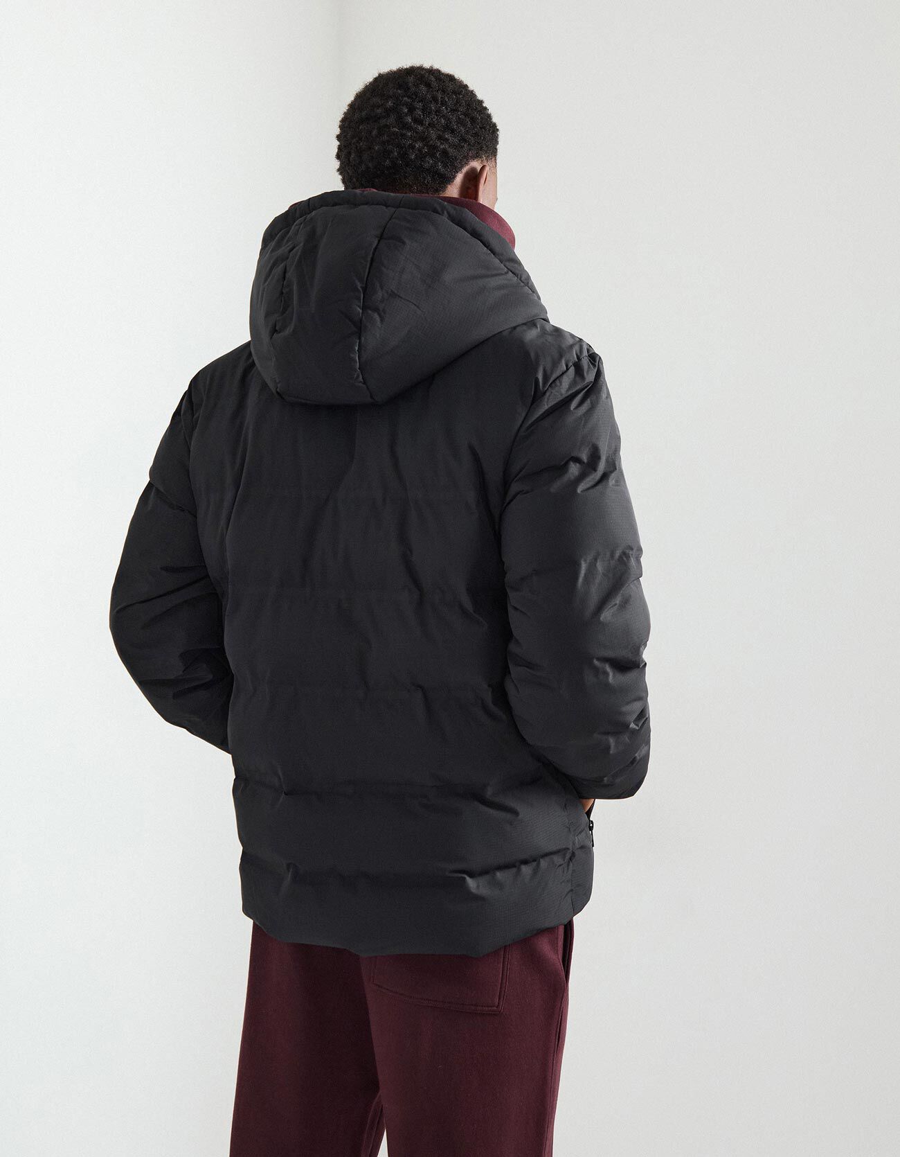 Comprar Online Casaco Acolchoado com Capuz, Homem, Preto