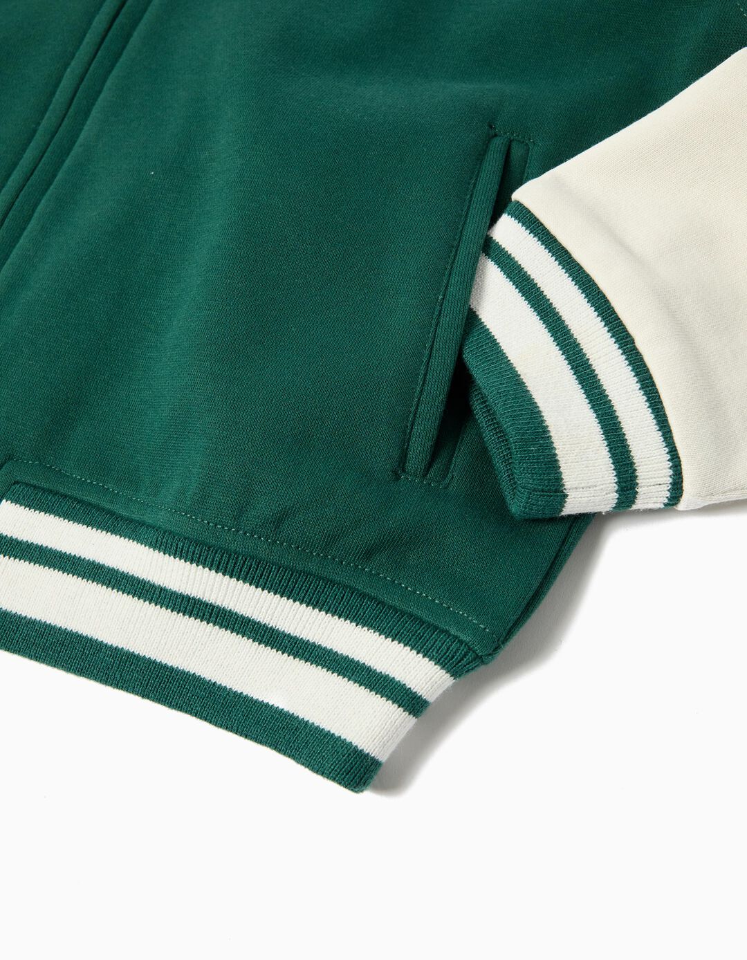 Casaco Bomber, Menino, Verde