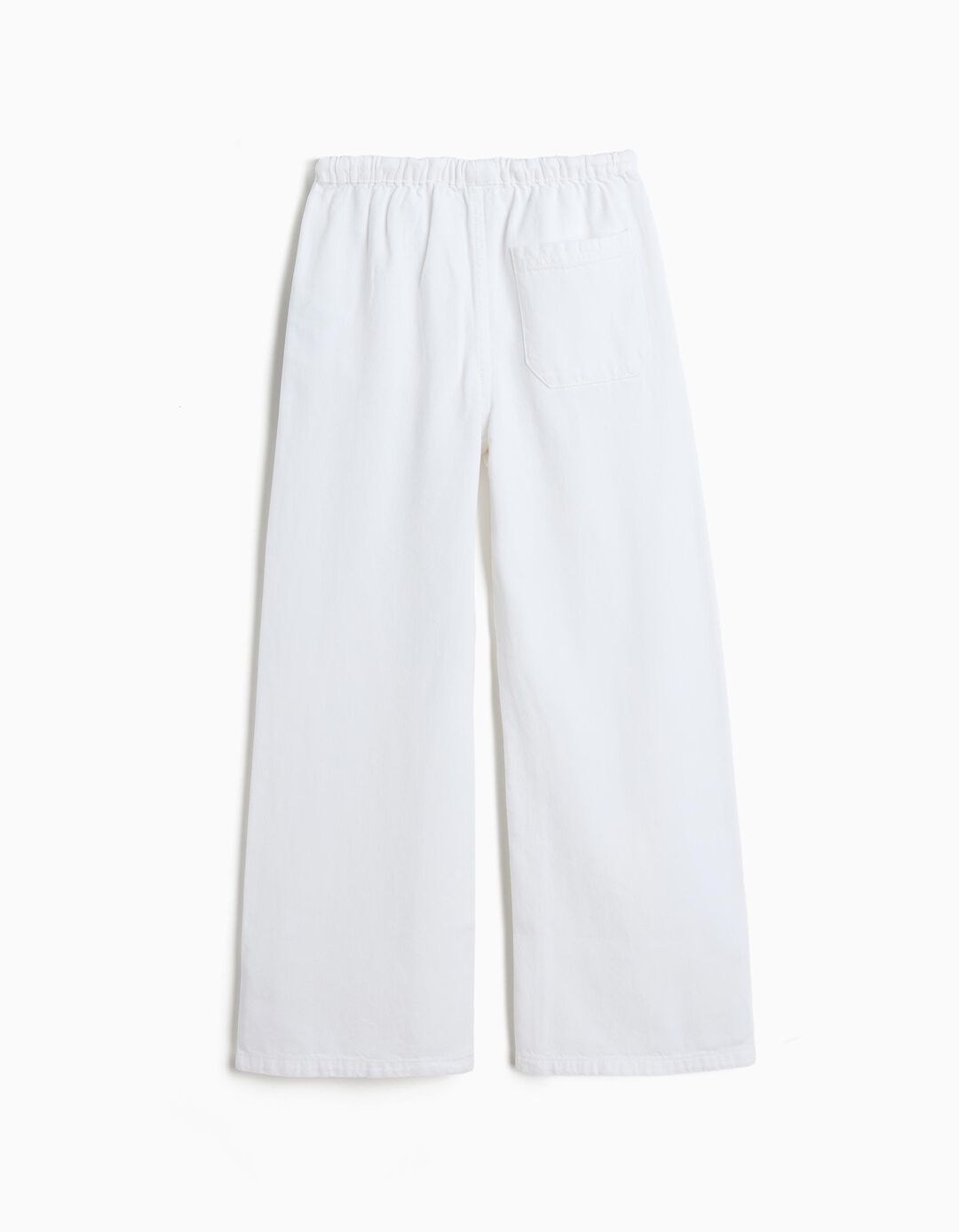 Cal&ccedil;as de Ganga 'Wide Leg', Menina, Branco