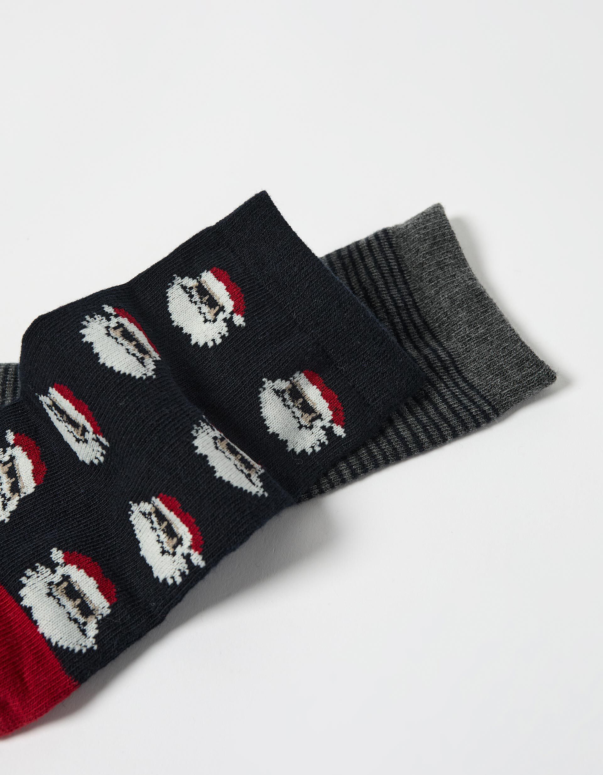 Comprar Online Pack 2 Meias de Natal, Homem, Azul Escuro 