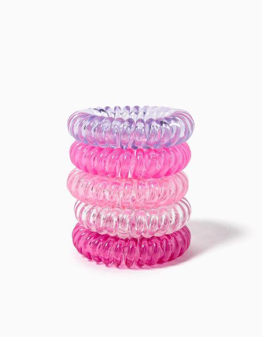 Comprar Online Pack 5 Elásticos de Cabelo, Menina, Multicor