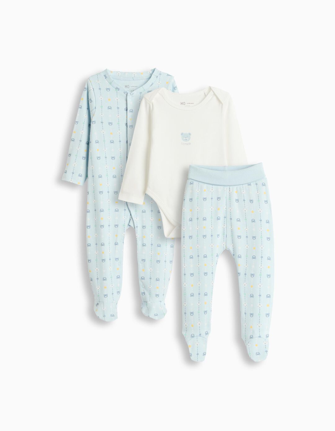 Conjunto 3 Pe&ccedil;as, Menino, Multicolor