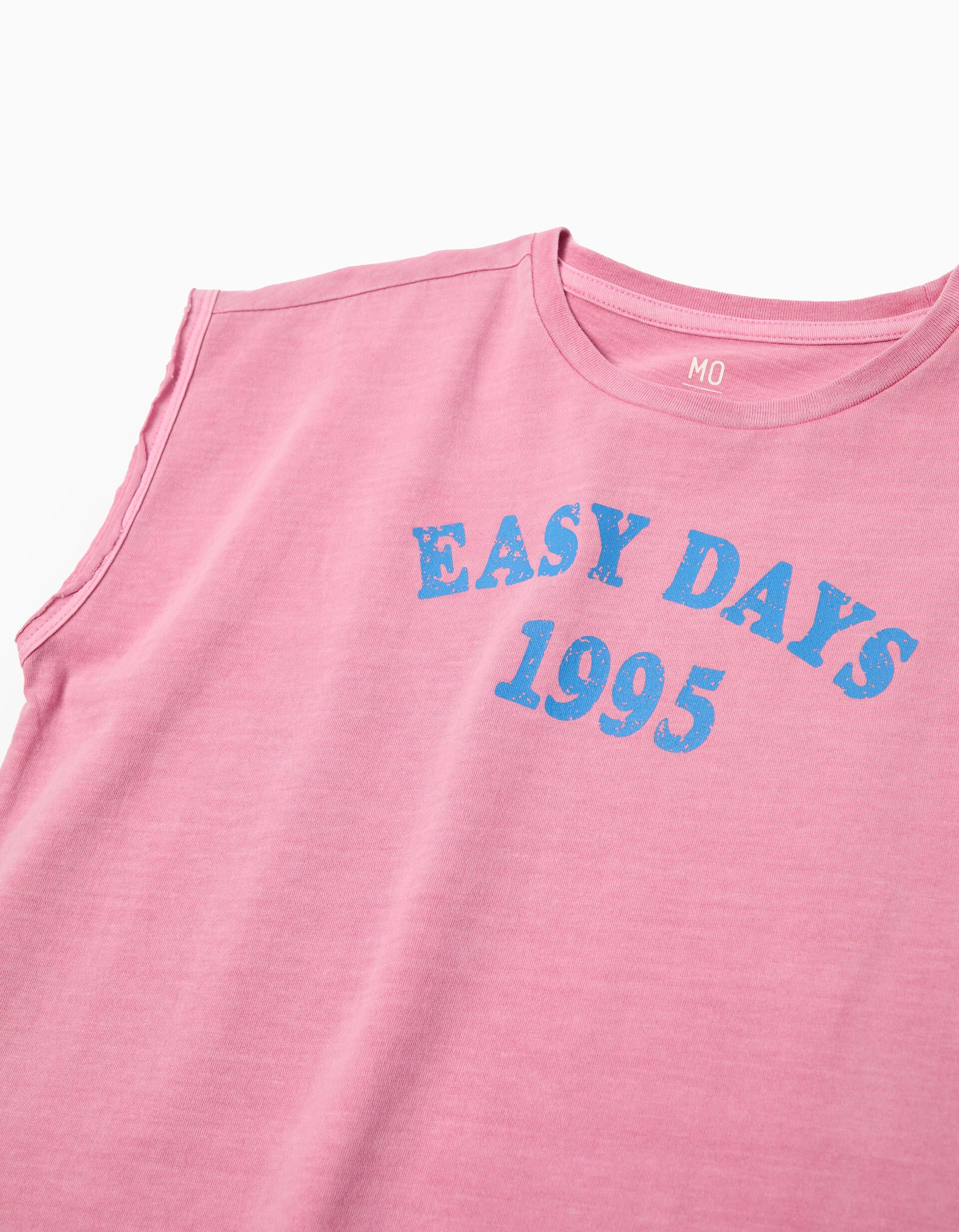 Comprar Online T-shirt Estampada, Menina, Rosa