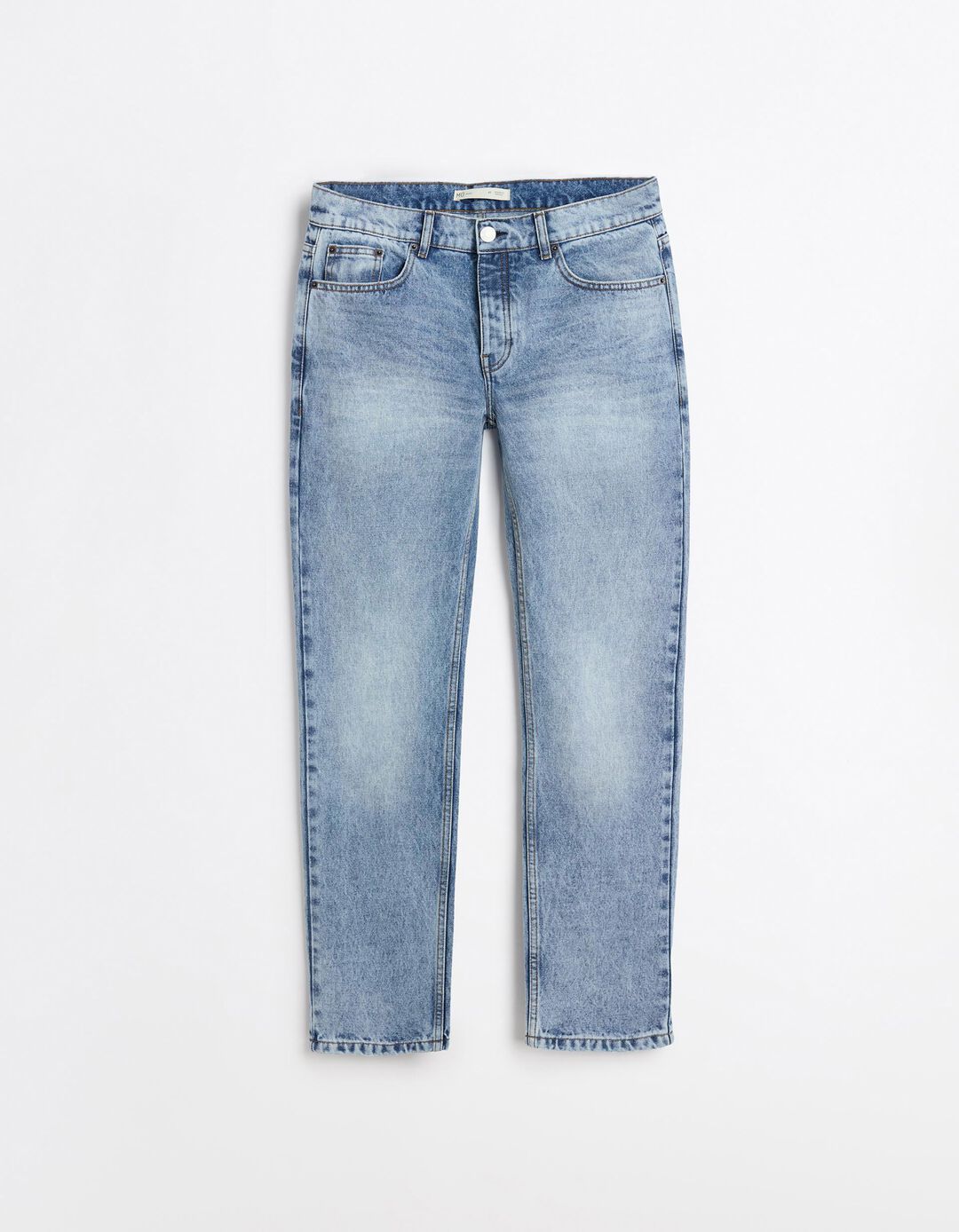 Calças de Ganga 'Straight Fit', Homem, Azul