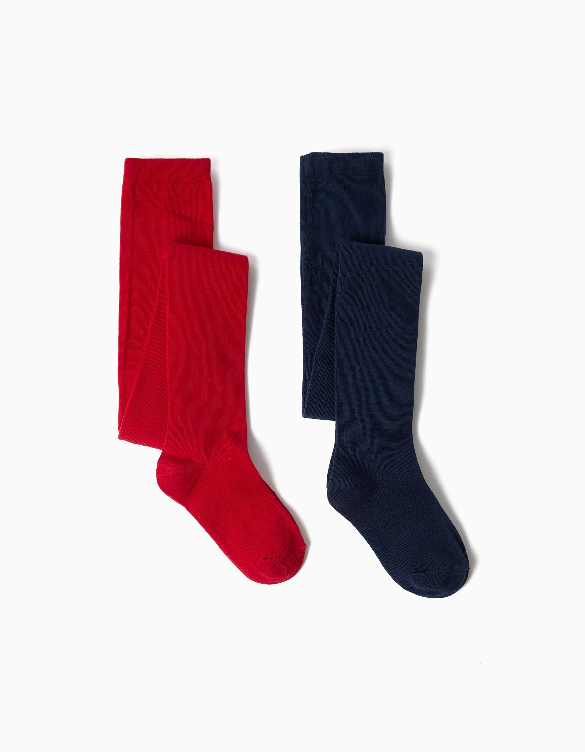 Comprar Online Pack 2 Collants, Menina, Vermelho