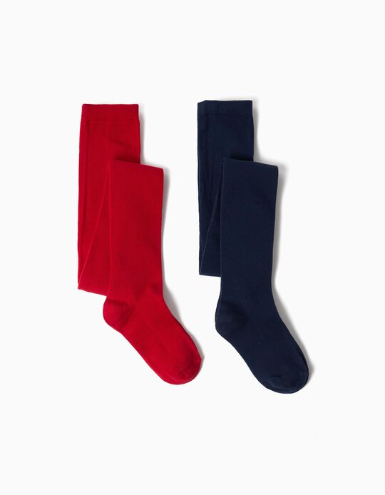 Comprar Online Pack 2 Collants, Menina, Vermelho