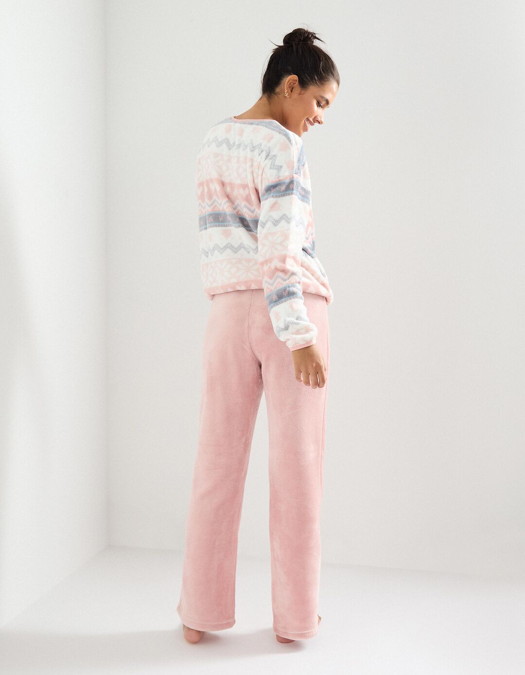 Pijama, Mulher, Rosa Claro