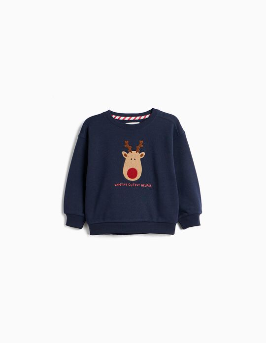 Comprar Online Sweatshirt Estampada, Menino, Azul Escuro