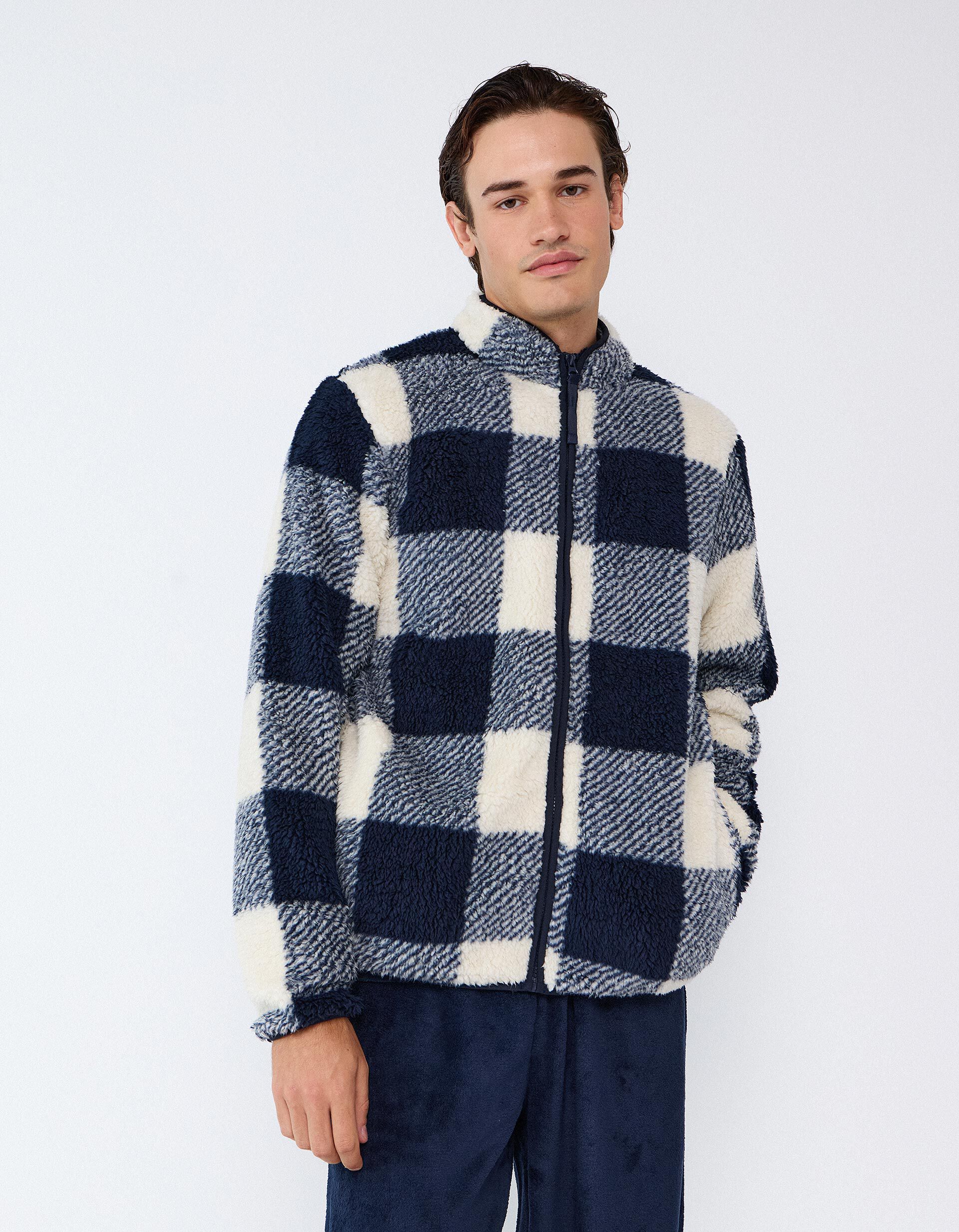 Comprar Online Casaco Sherpa, Homem, Azul Escuro