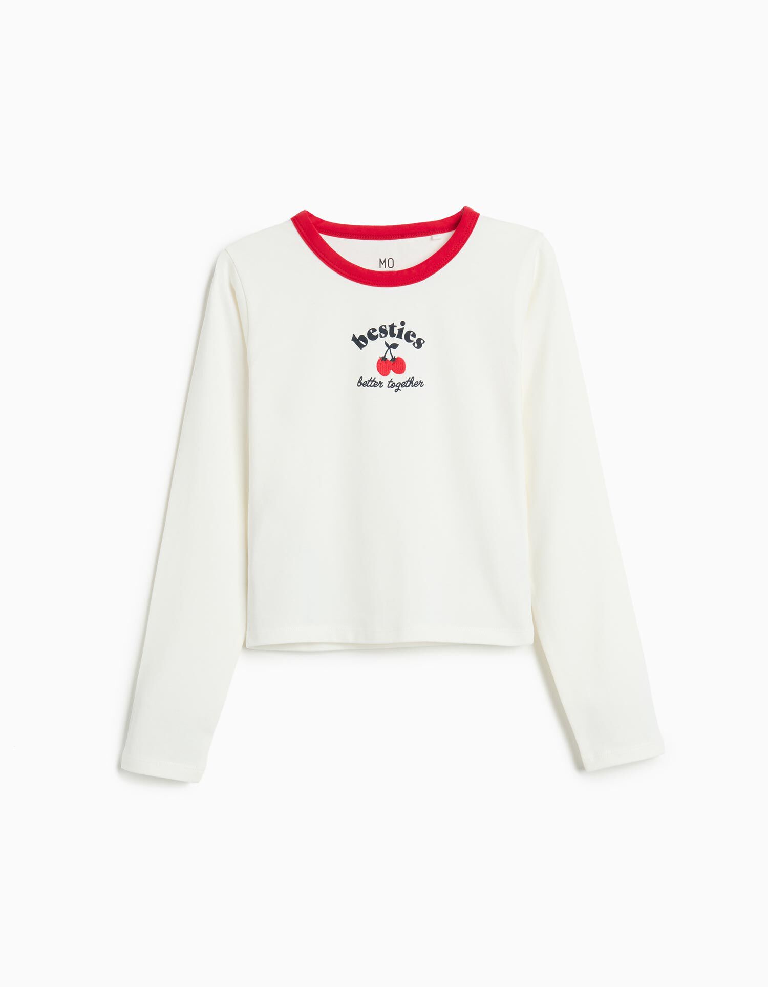 Comprar Online T-shirt de Manga Comprida, Menina, Cru