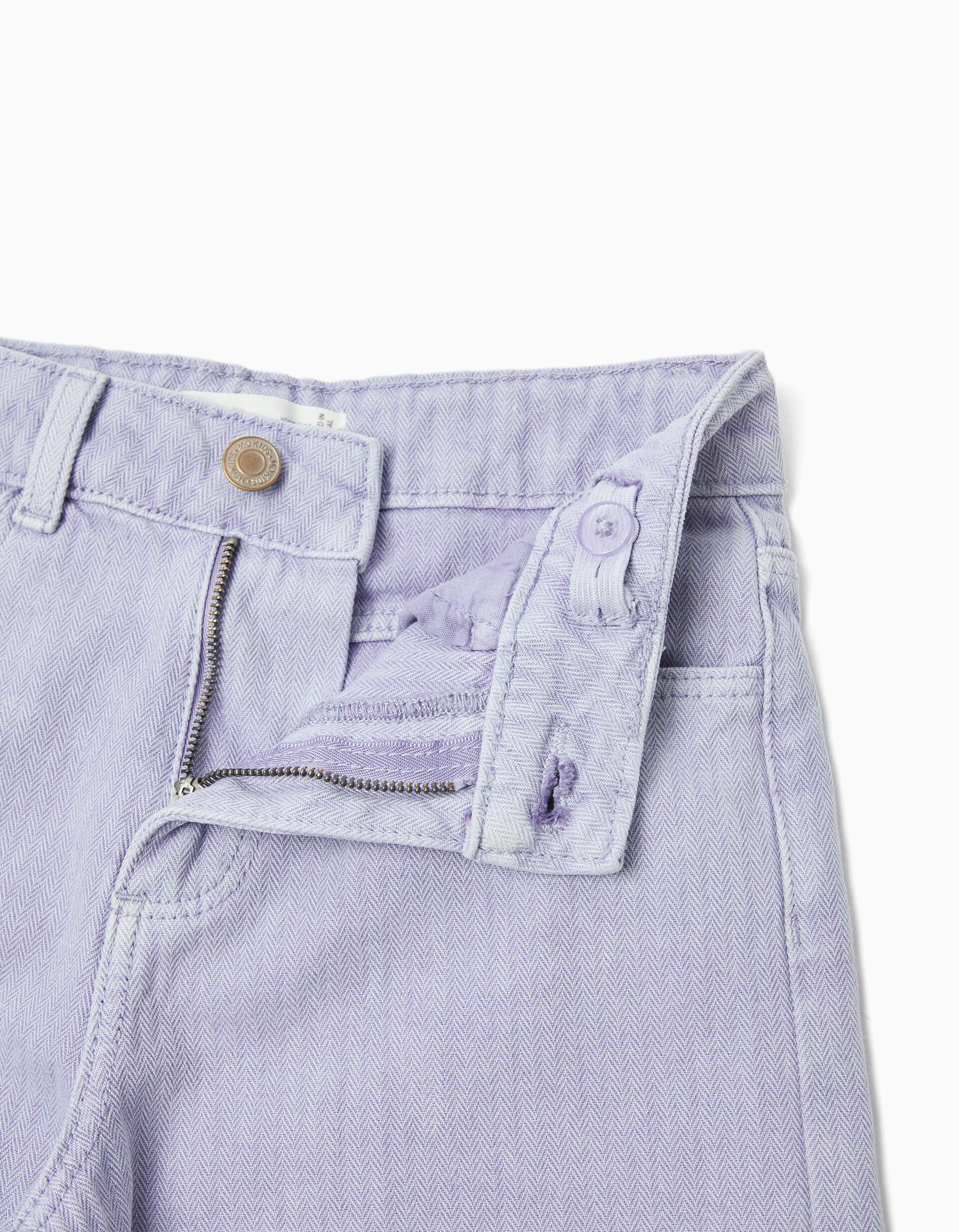 Comprar Online Cal&ccedil;as de Ganga Wide Leg, Menina, Roxo Claro