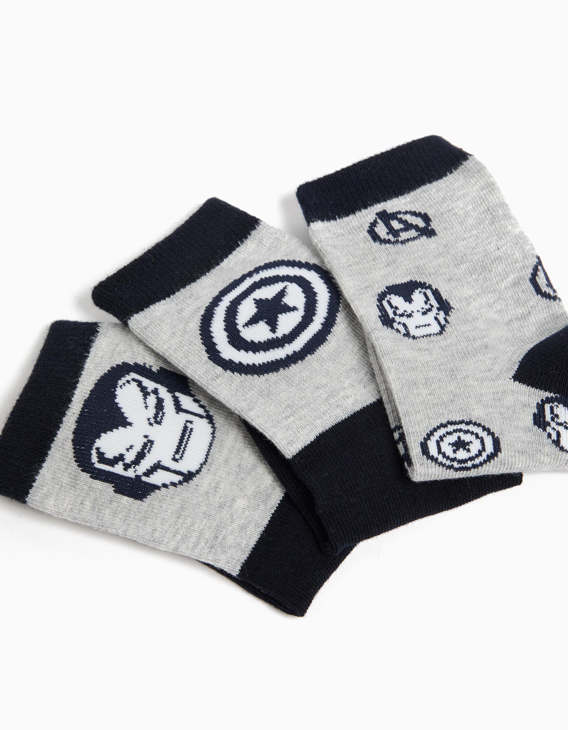 Comprar Online Pack 3 Pares de Meias 'Avengers', Menino, Multicor 