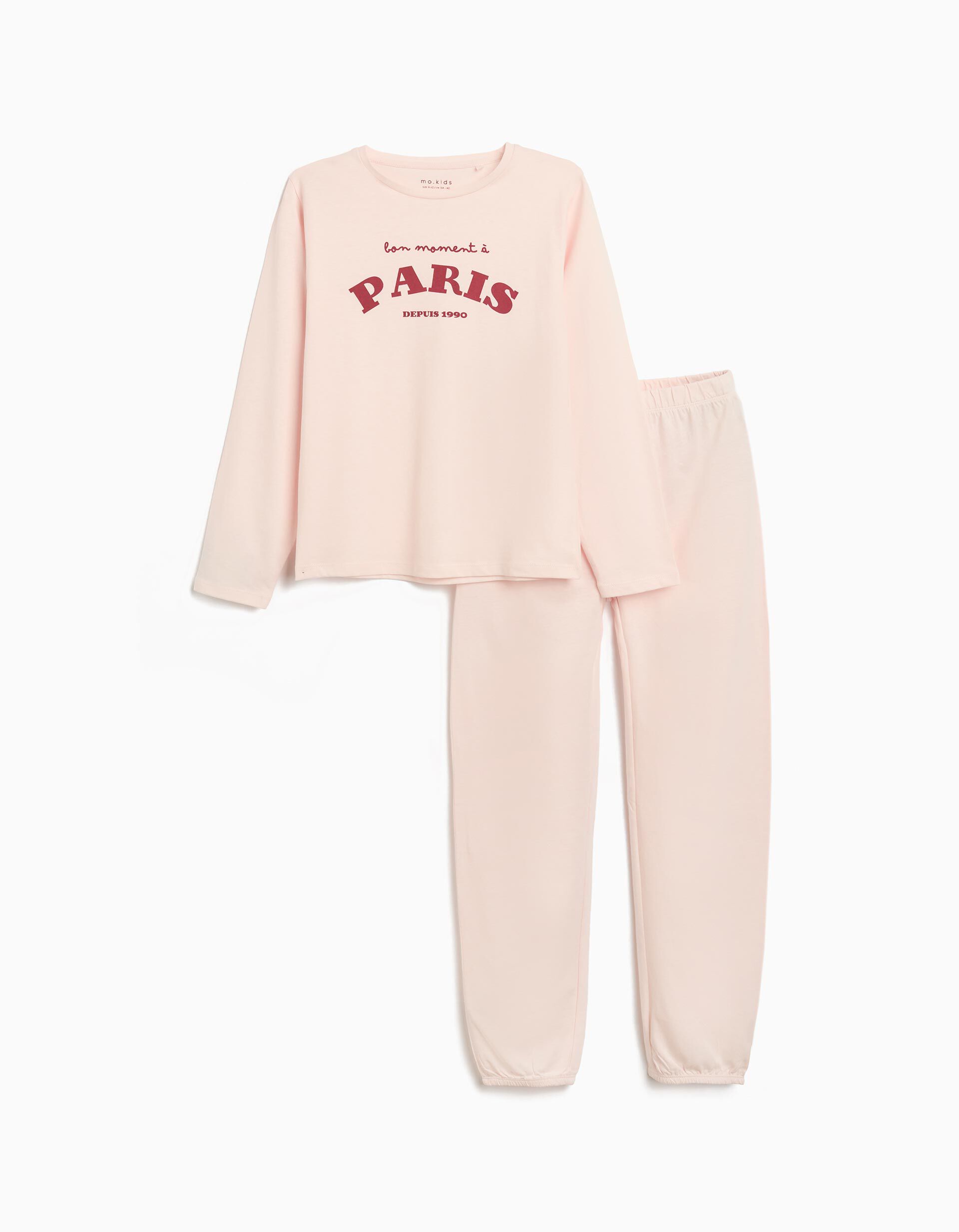 Comprar Online Pijama Jersey, Menina, Rosa Claro
