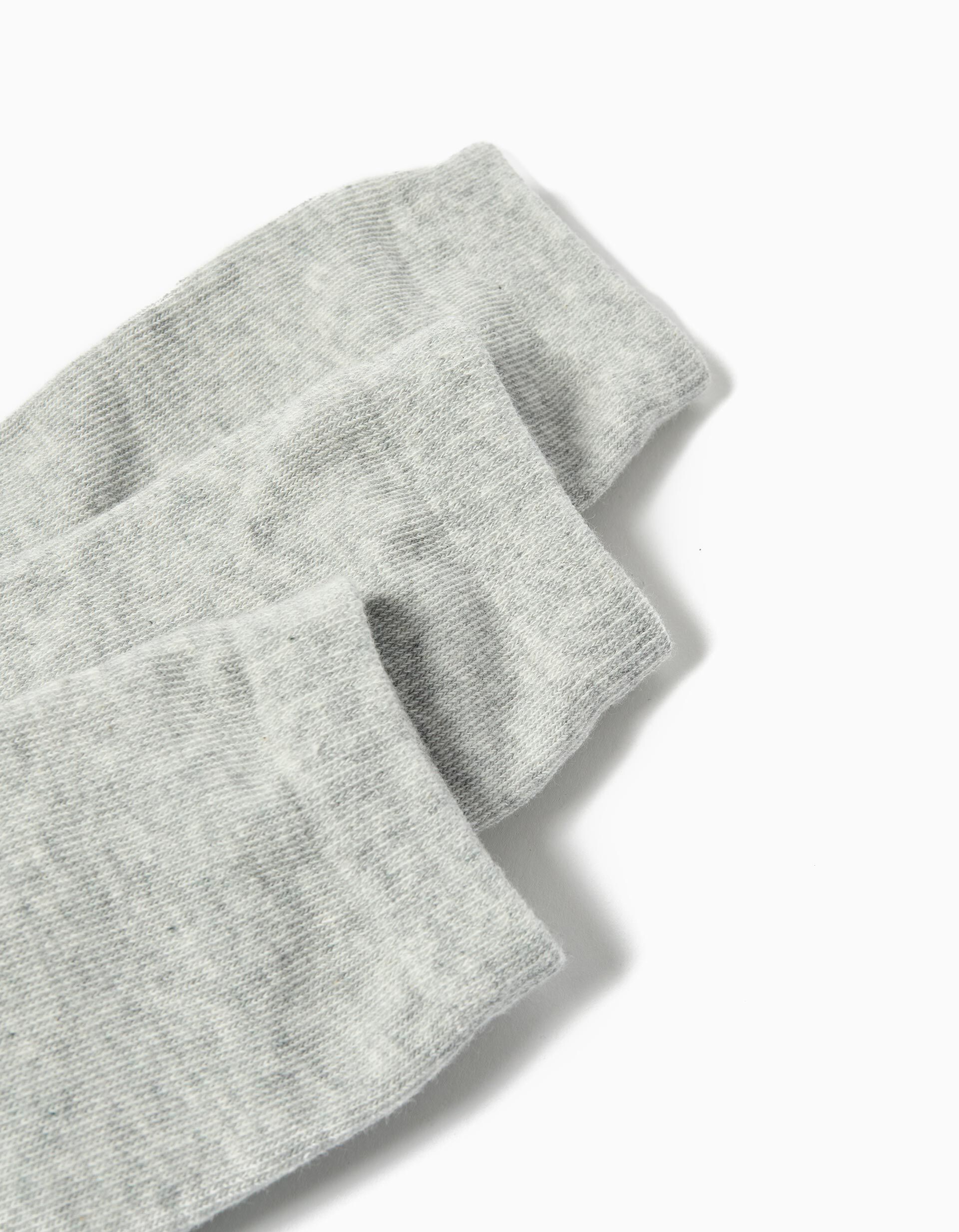 Comprar Online Pack 3 Pares de Meias, Crian&ccedil;a, Cinzento Claro