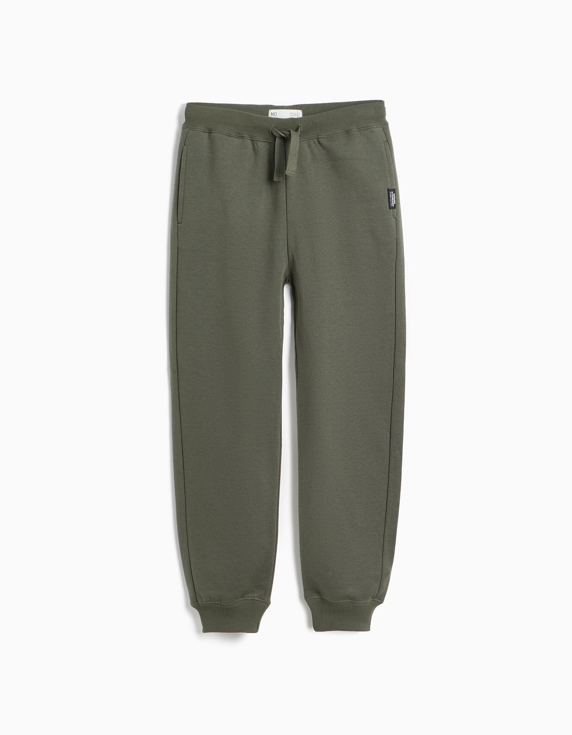 Comprar Online Cal&ccedil;as Jogger De Felpa, Menino, Verde Escuro