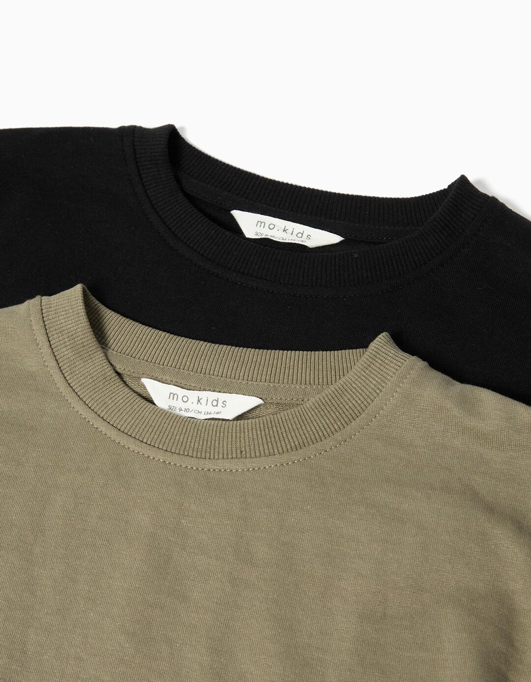 Pack 2 Sweatshirts de Felpa, Menino, Verde Escuro