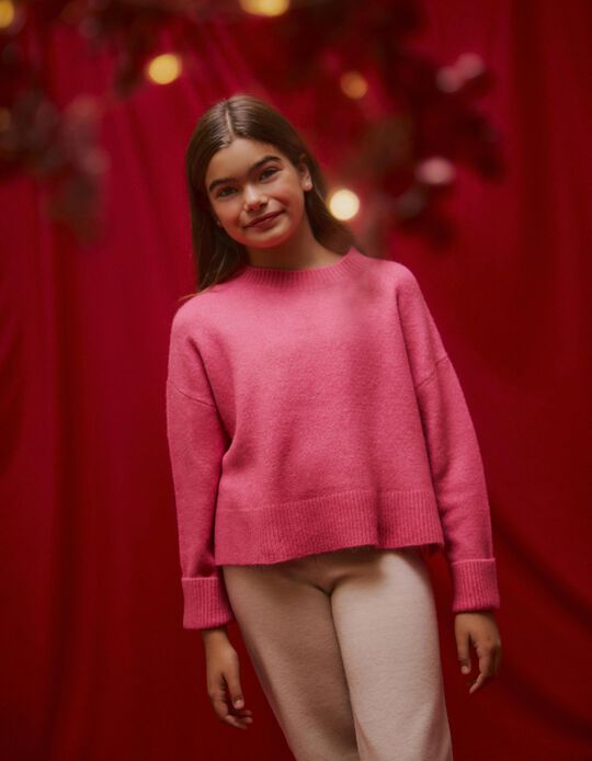 Comprar Online Camisola de Malha, Menina, Rosa