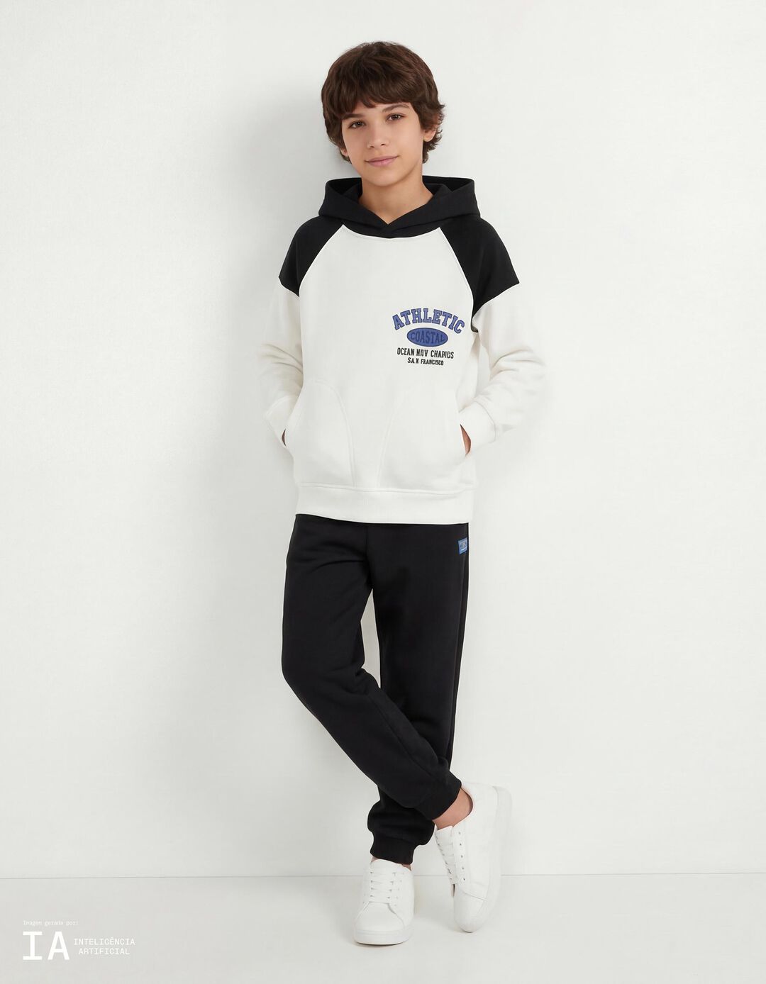 Conjunto de Jogging, Menino, Azul Escuro