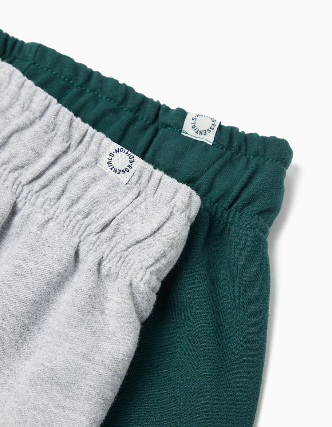 Pack 2 Joggers de Felpa, Menino, Cinzento Claro