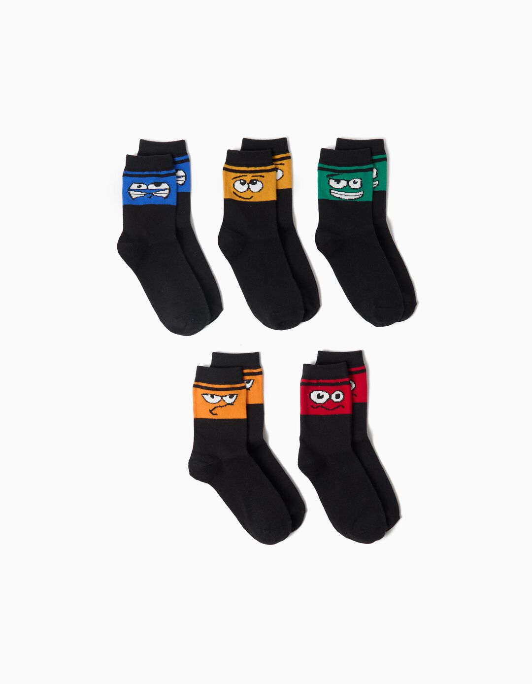 Pack 5 Pares De Meias, Menino, Multicolor