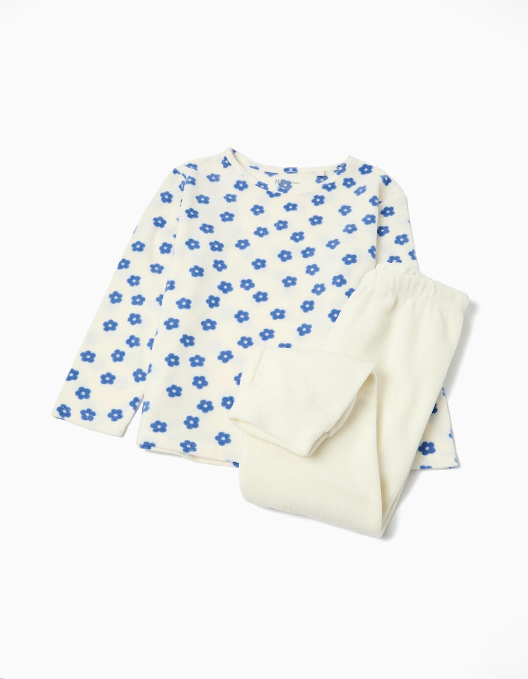Pijama Micropolar, Menina, Branco