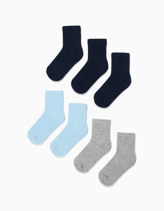 Plain Socks, pack of 7