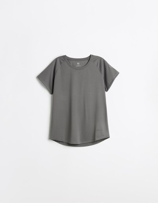 Comprar Online T-shirt de Desporto, Mulher, Cinzento 