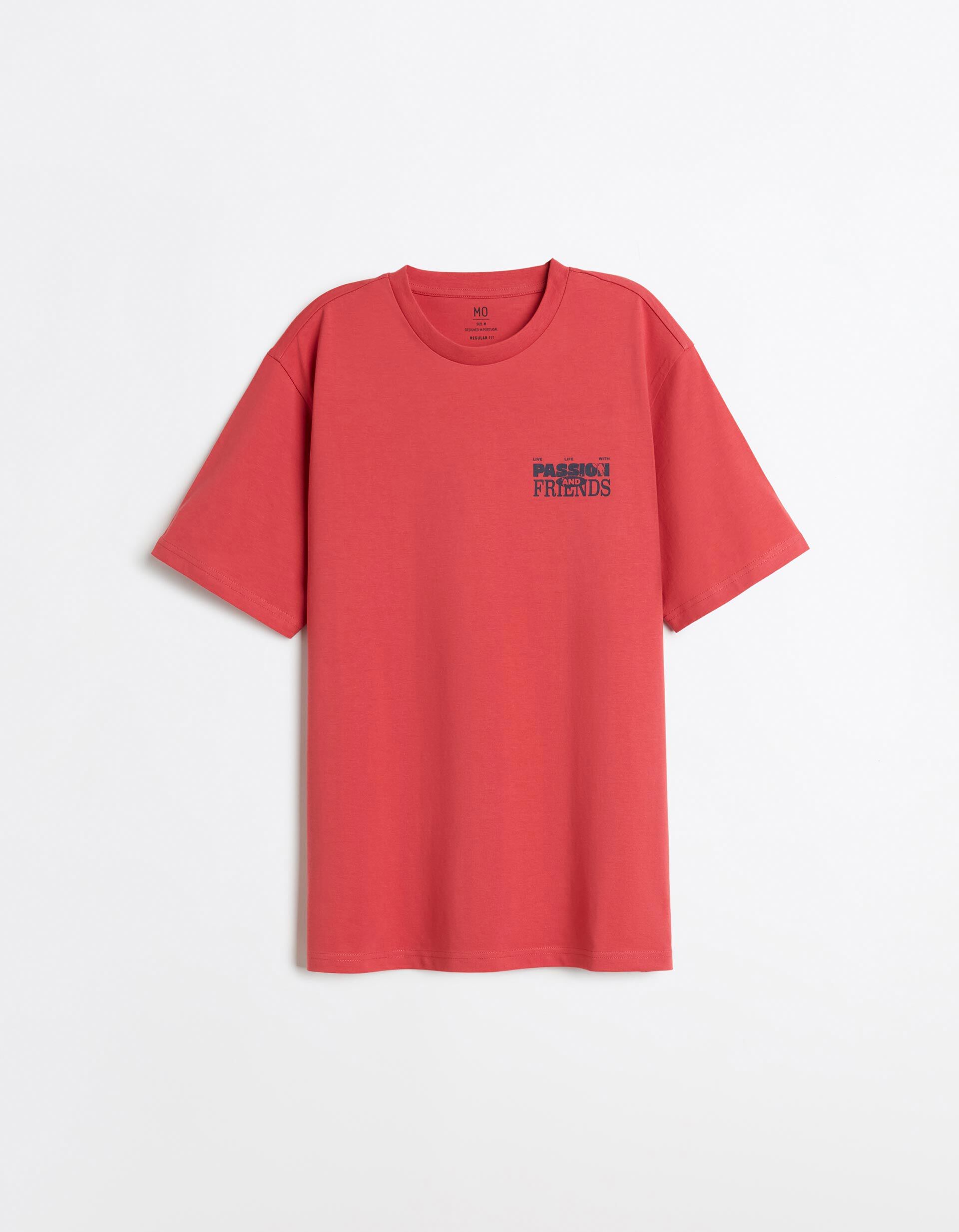 Comprar Online T-shirt Jersey, Homem, Vermelho