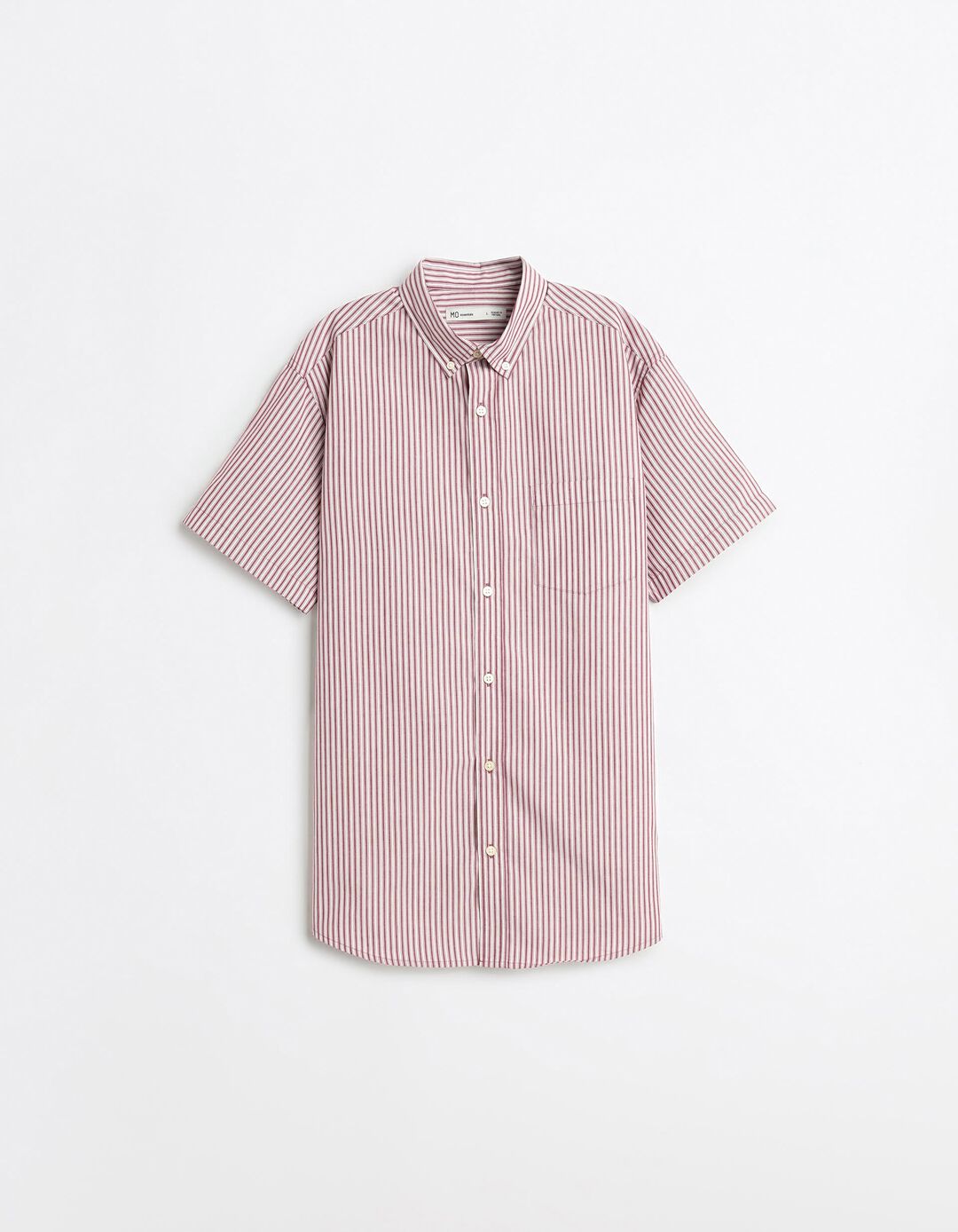 Camisa Manga Curta, Homem, Vermelho Escuro