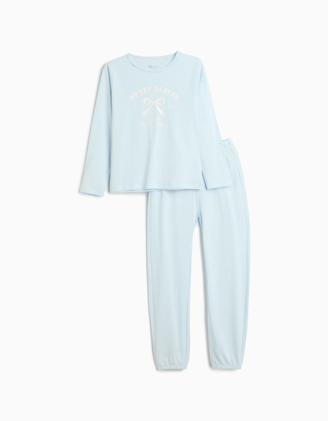 Pijama Jersey, Menina, Azul Claro