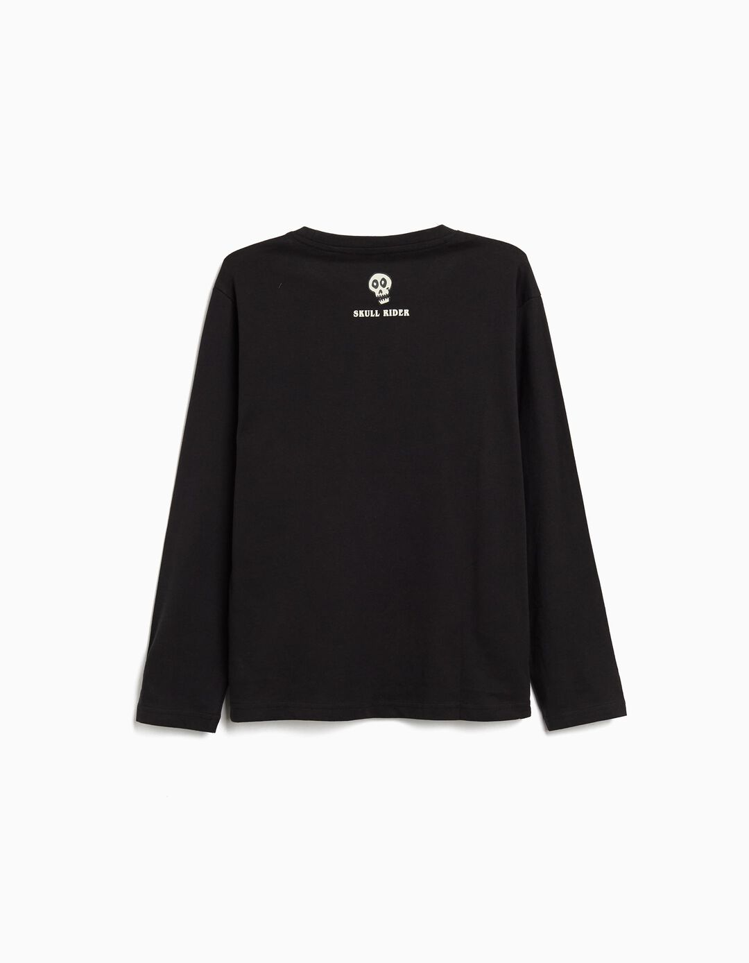 T-shirt de Manga Comprida 'Halloween', Menino, Preto