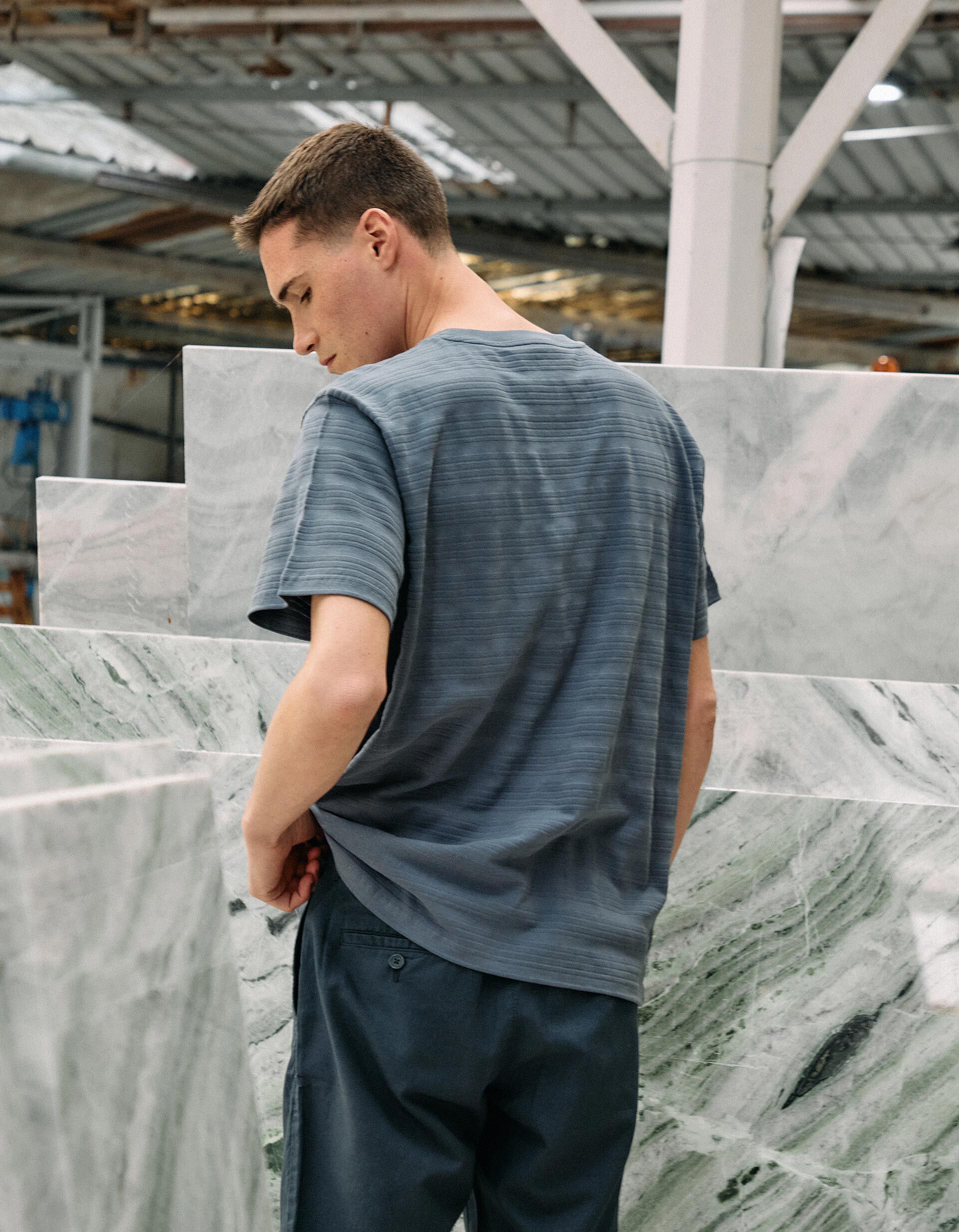 Comprar Online T-shirt Jersey, Homem, Azul