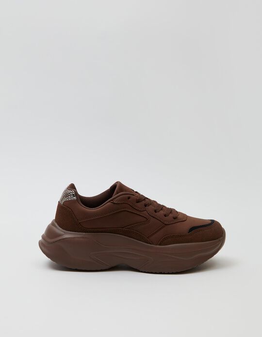 Chunky Trainers, Women, Brown
