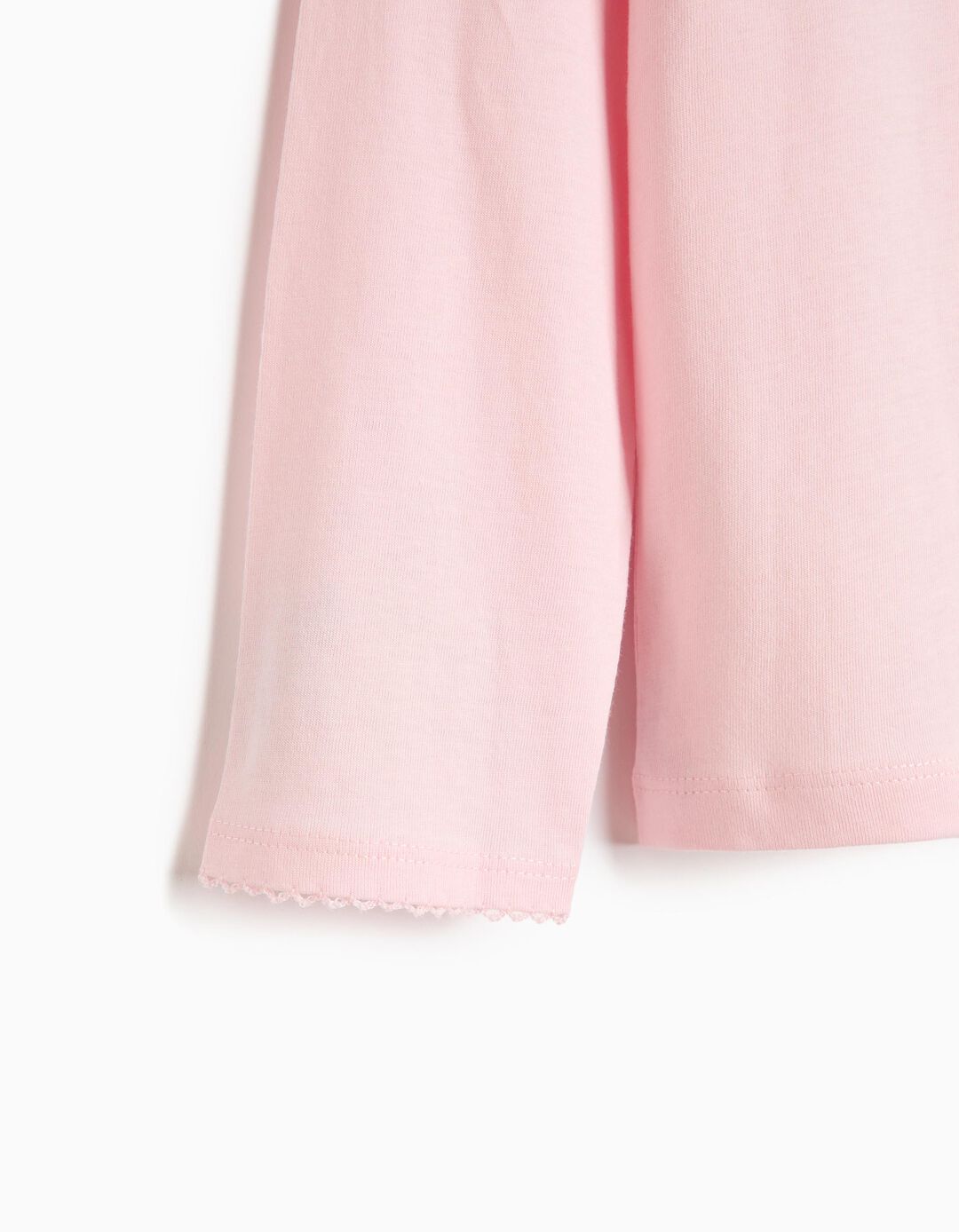 Pijama Jersey, Menina, Rosa Claro