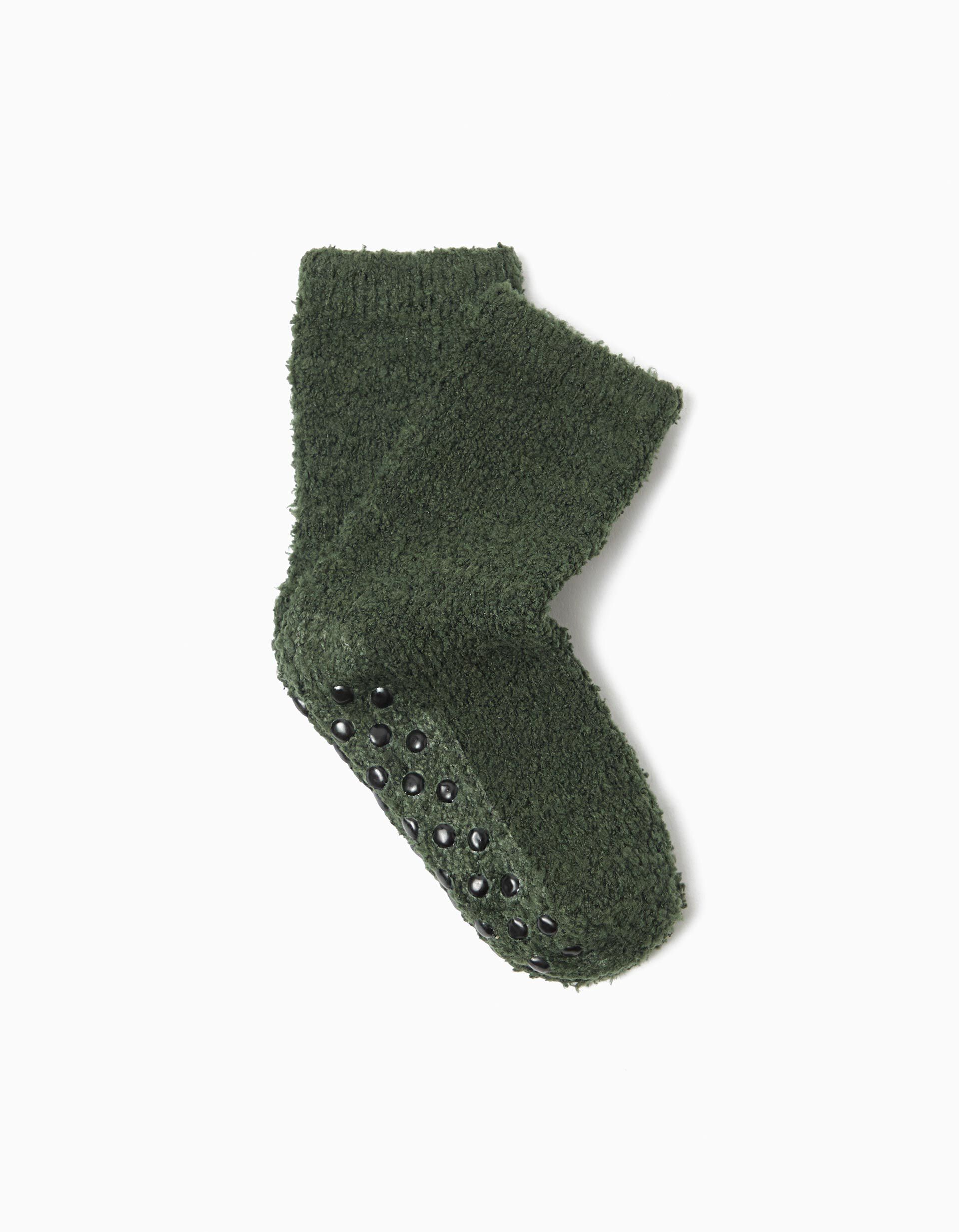 Comprar Online Meias Antiderrapantes, Menino, Verde Escuro