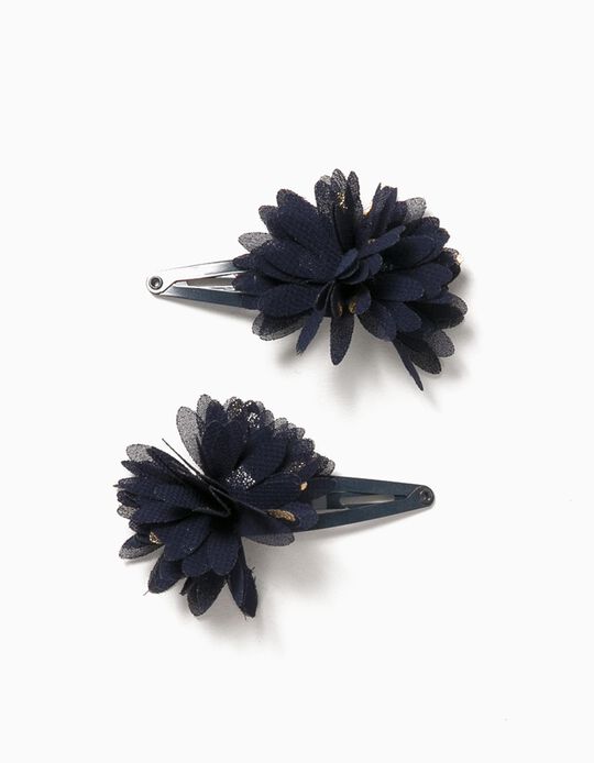 Pack of 2 Clips, Flower