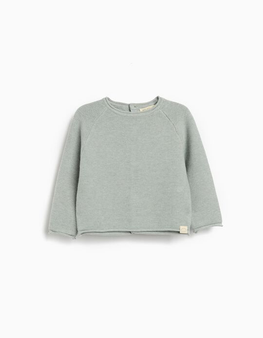 Comprar Online Camisola de Malha, Recém-Nascido, Azul Claro 