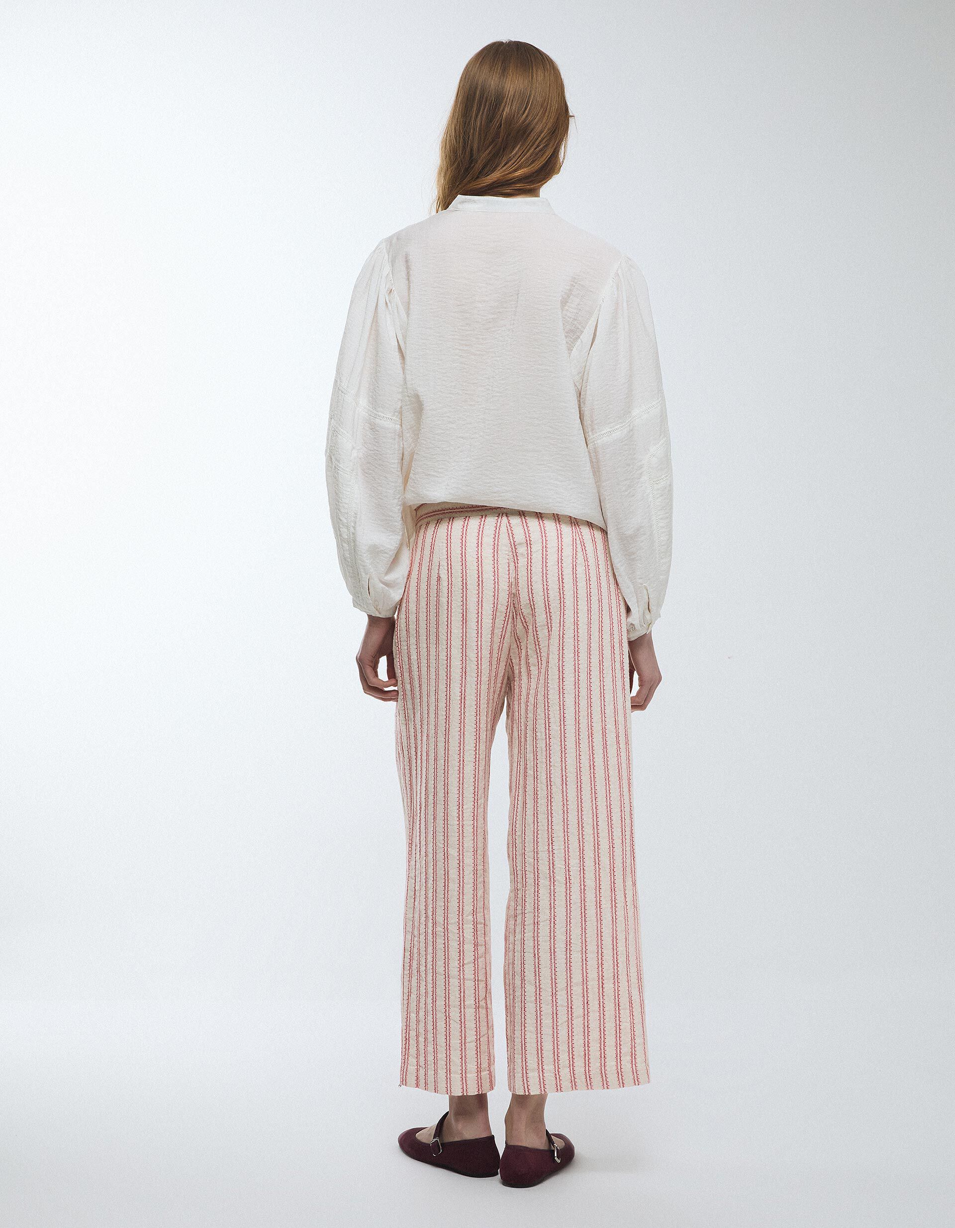 Comprar Online Cal&ccedil;as com Bordados, Mulher, Bege