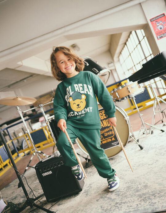 Comprar Online Conjunto de Jogging, Menino, Verde