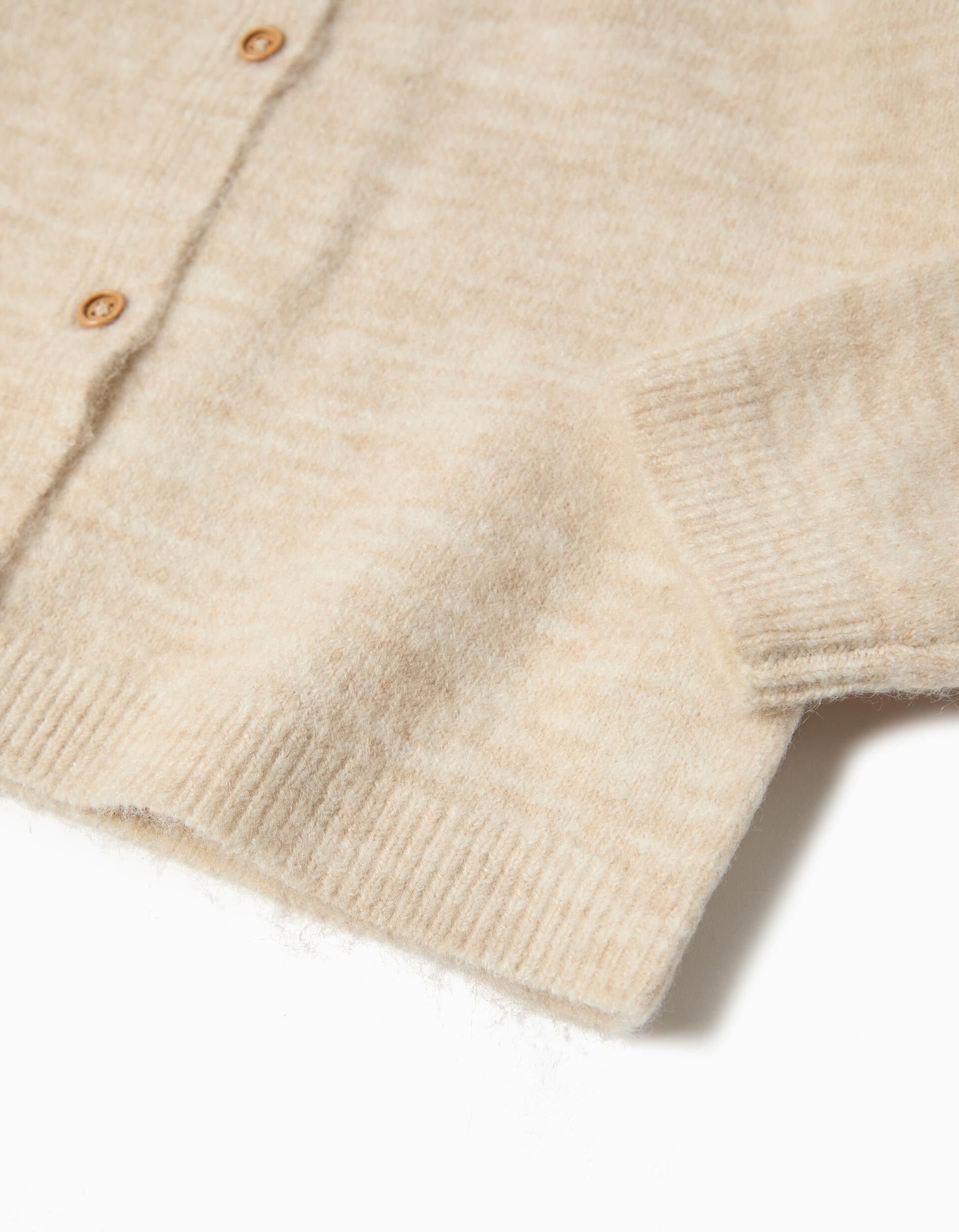 Comprar Online Casaco de Malha, Menina, Bege