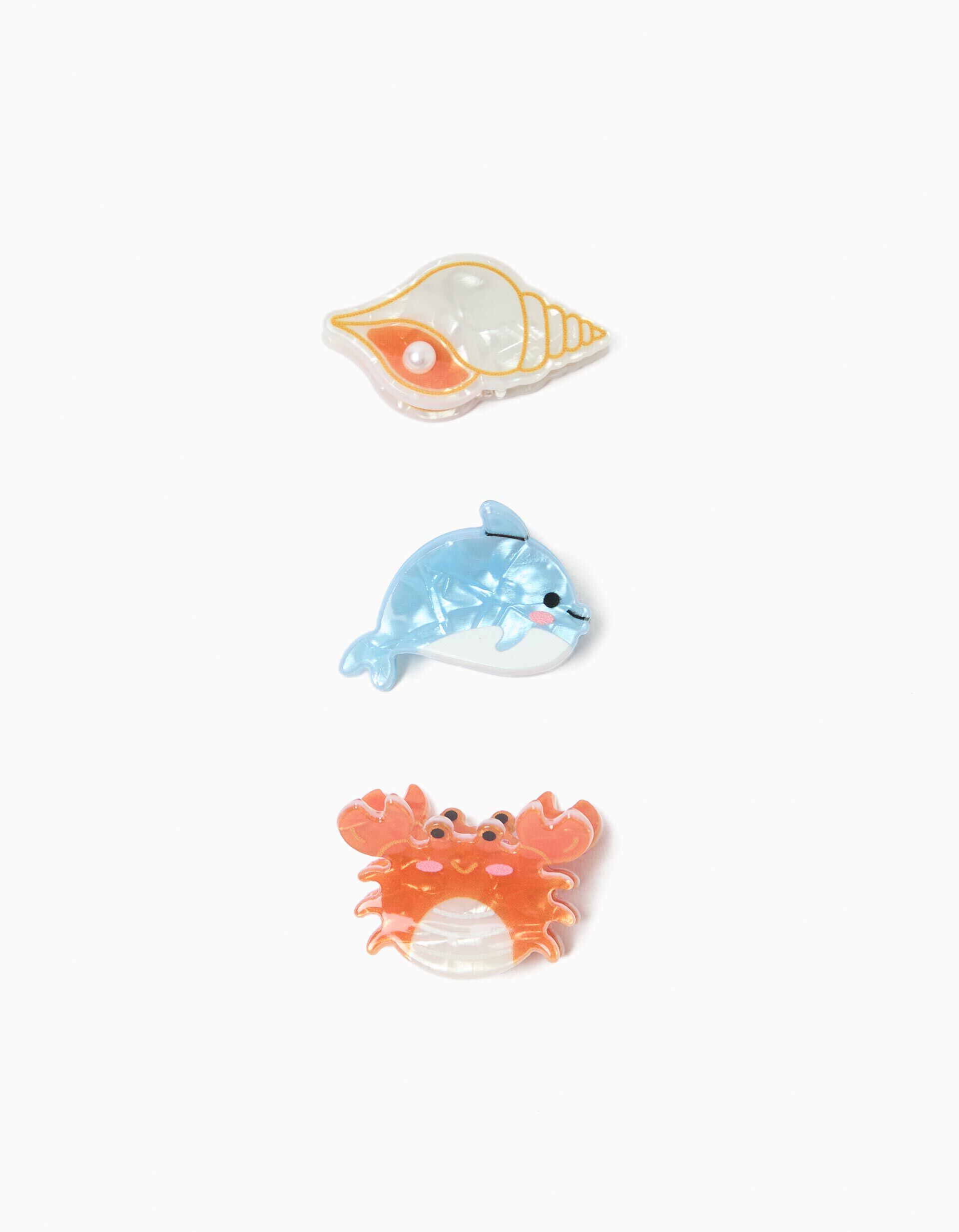 Comprar Online Pack 3 Molas de Cabelo, Menina, Multicor
