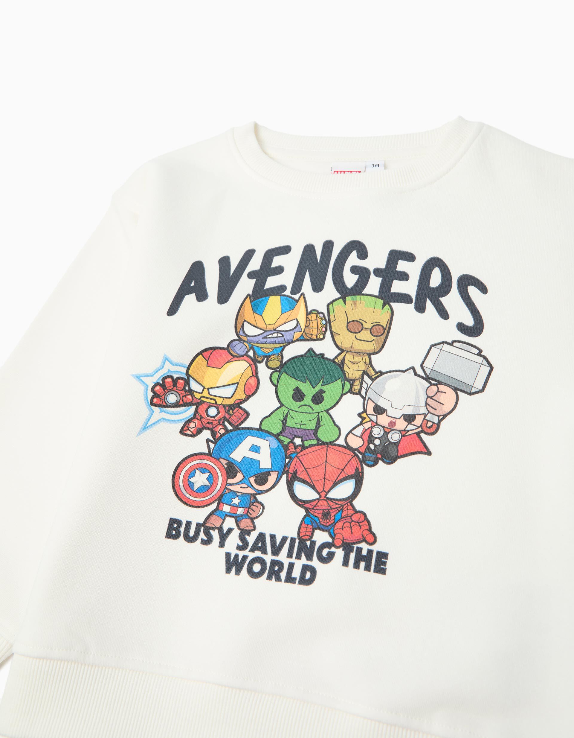 Comprar Online Sweatshirt 'Marvel', Menino, Branco