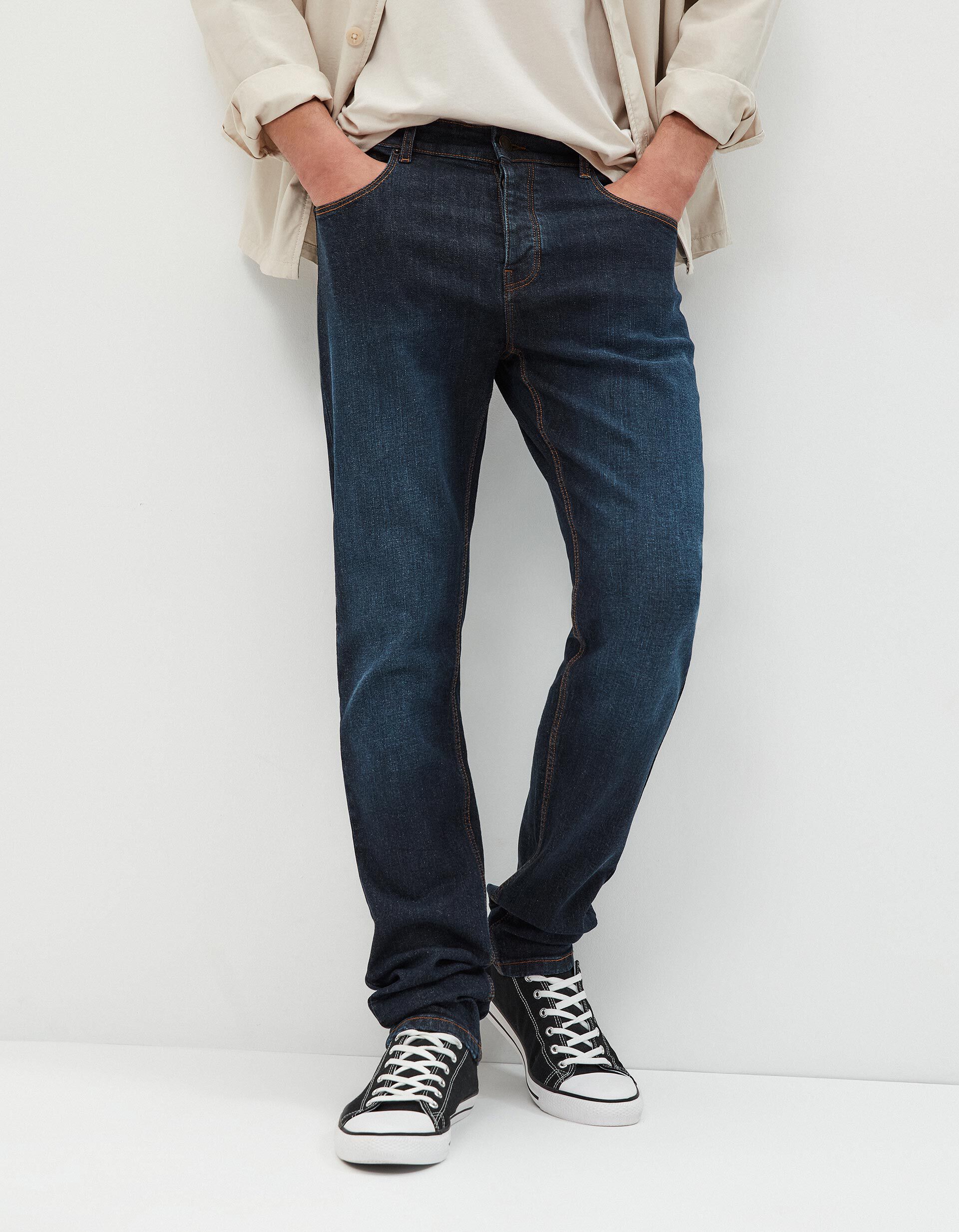 Comprar Online Cal&ccedil;as Skinny Fit, Homem, Azul