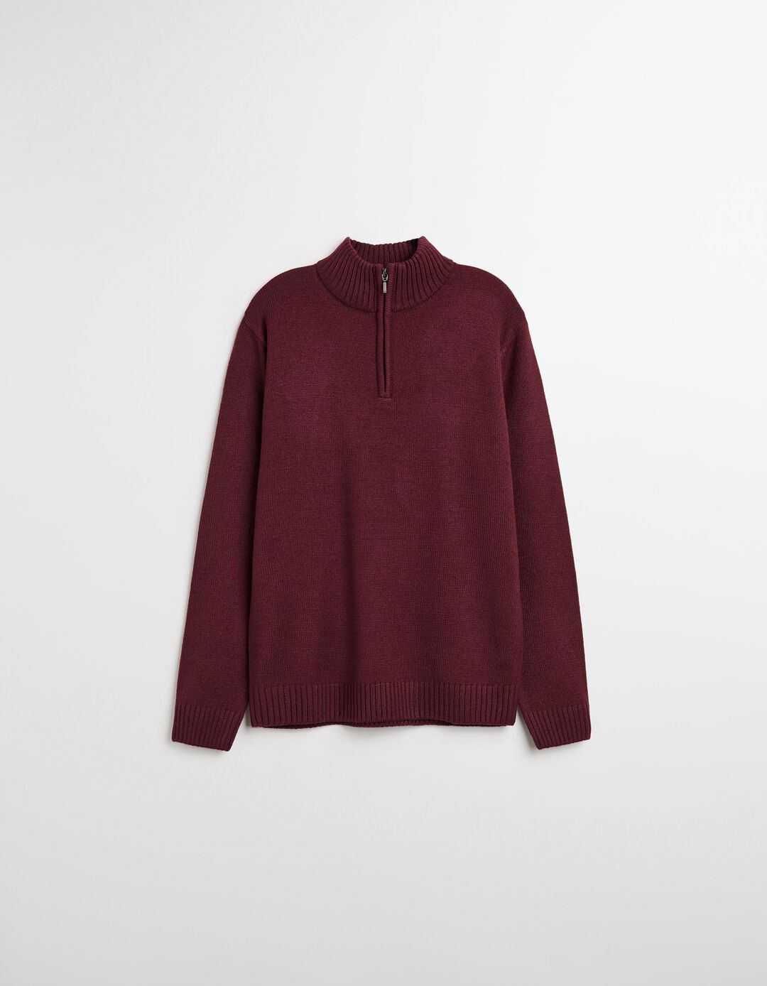 Camisola de Malha, Homem, Vermelho Escuro