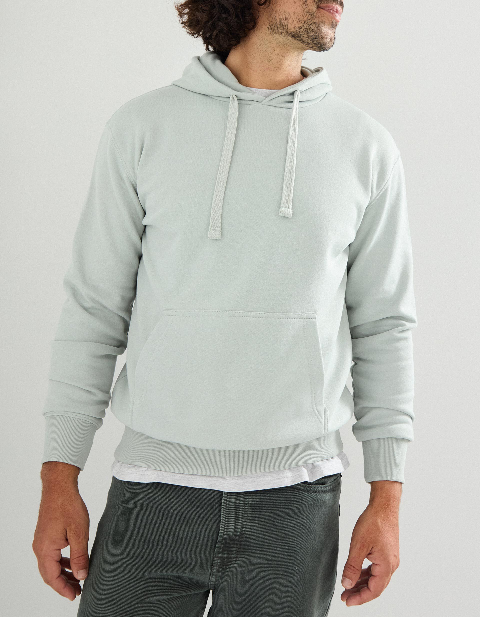 Comprar Online Sweatshirt com Capuz, Homem, Verde Claro