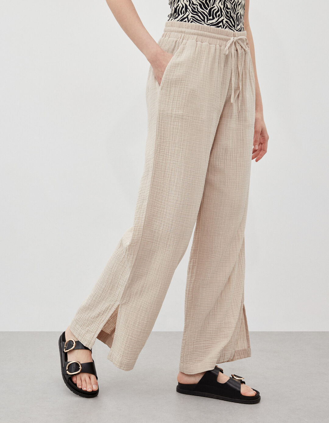 Rustic Pants, Women, Light Beige