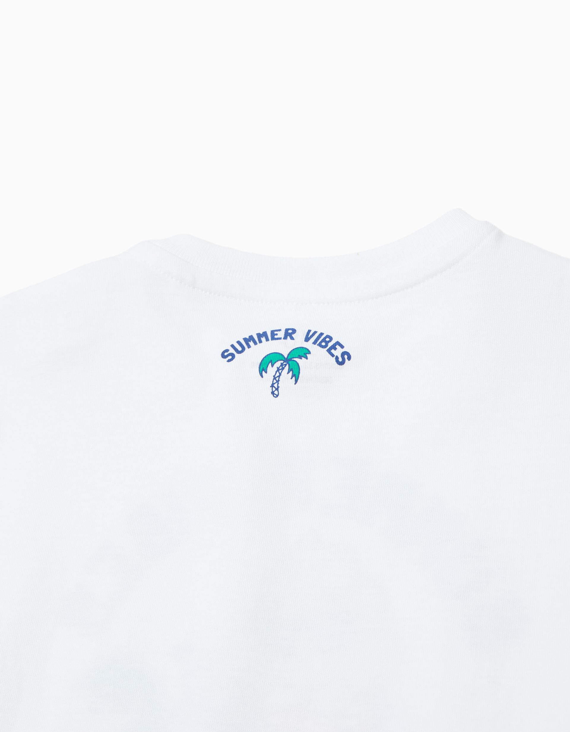 Comprar Online T-shirt Estampada, Menino, Branco