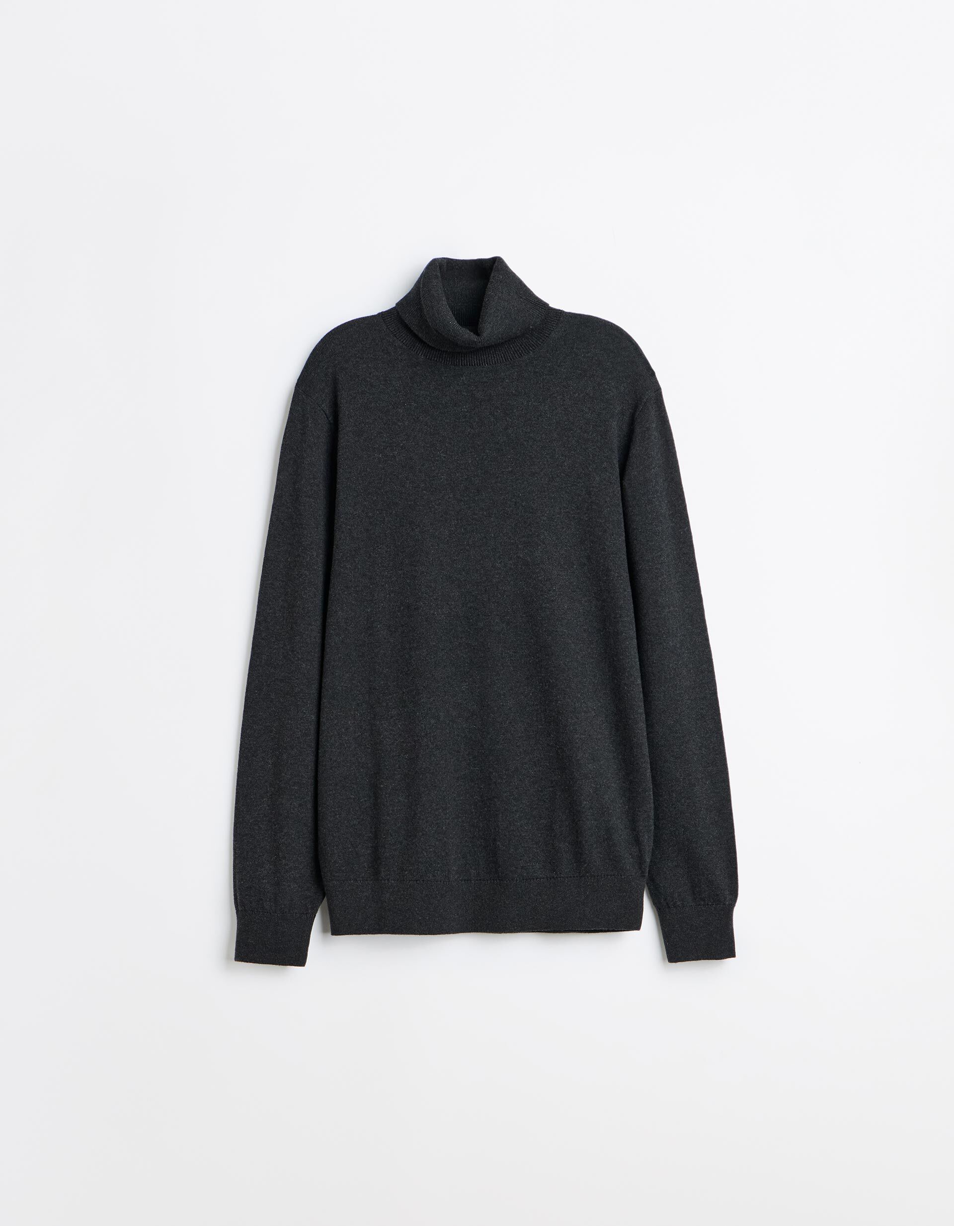 Comprar Online Camisola Com Caxemira, Homem, Cinzento Escuro