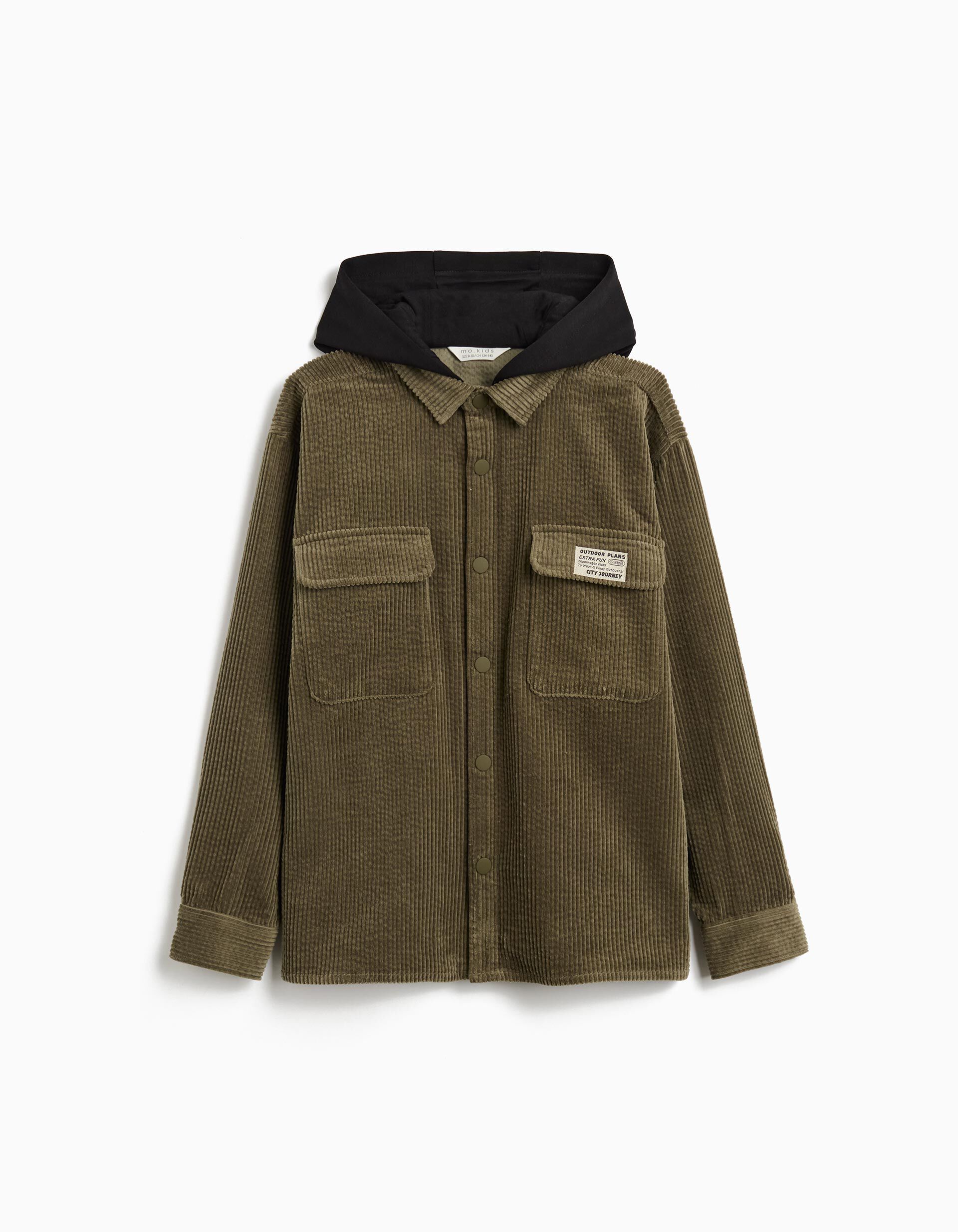 Comprar Online Sobrecamisa de Bombazine, Menino, Verde Escuro 